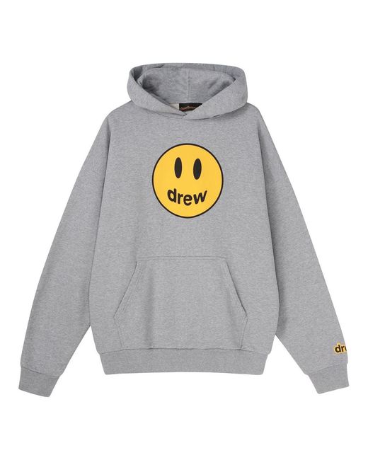 Drew House Gray Hoodie 'Heather' for men