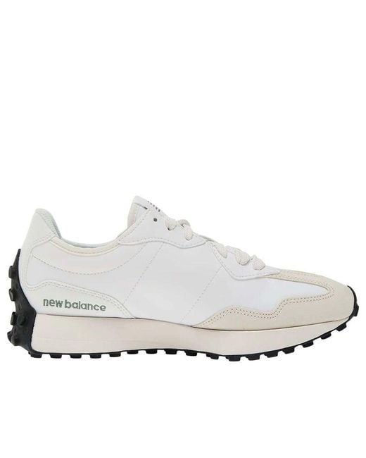 New Balance White 327 Dark Juniper' for men