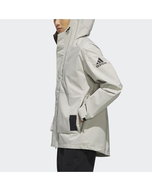 Adidas Gray Sport Performance Windproof Jacket Light for men