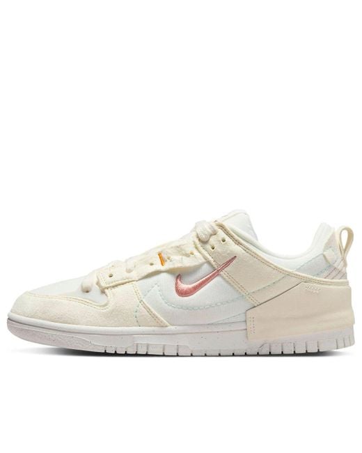 Nike White Dunk Low Disrupt 2