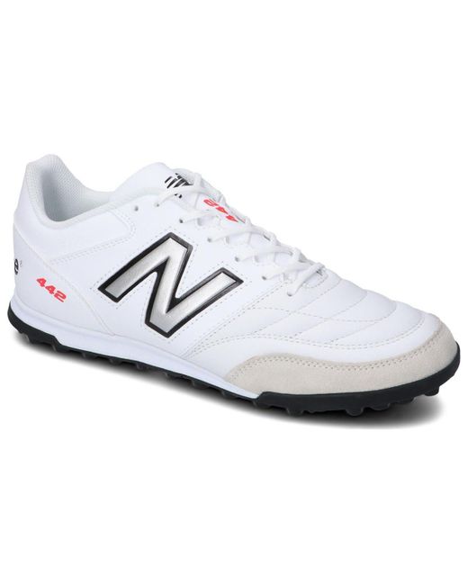 New Balance White 442 Team Tf Shoes for men