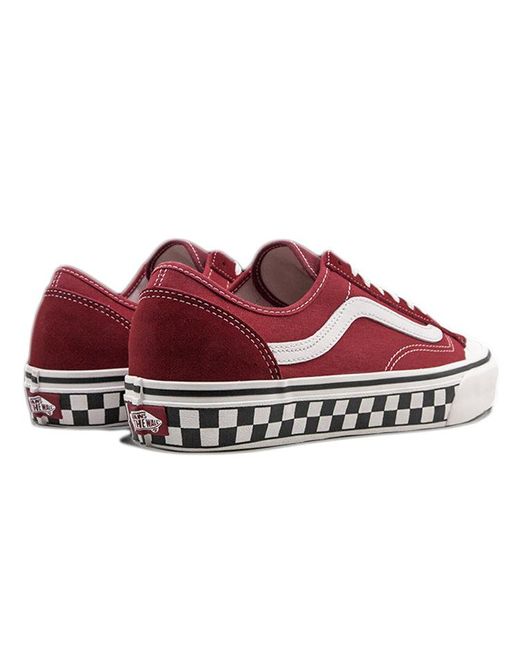 Vans Red Style 36 Decon Sf /Marshmallow' for men