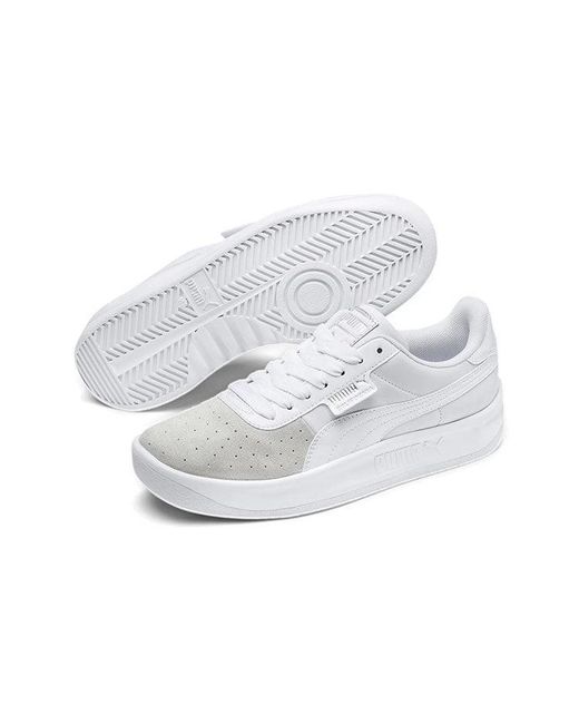 PUMA White (Wmns) California Monochrome Low-Top