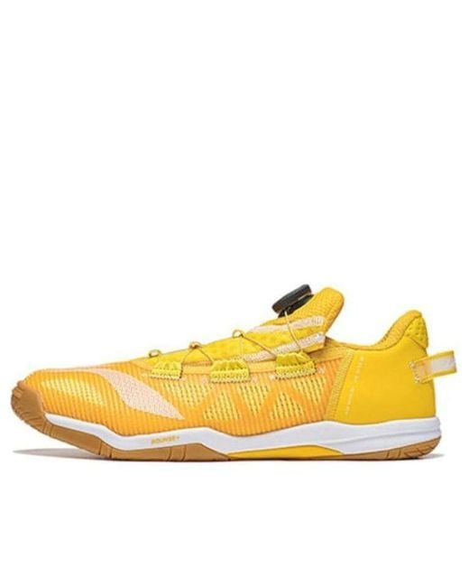 Li-ning Yellow Mage Pro Table Tennis Shoes for men