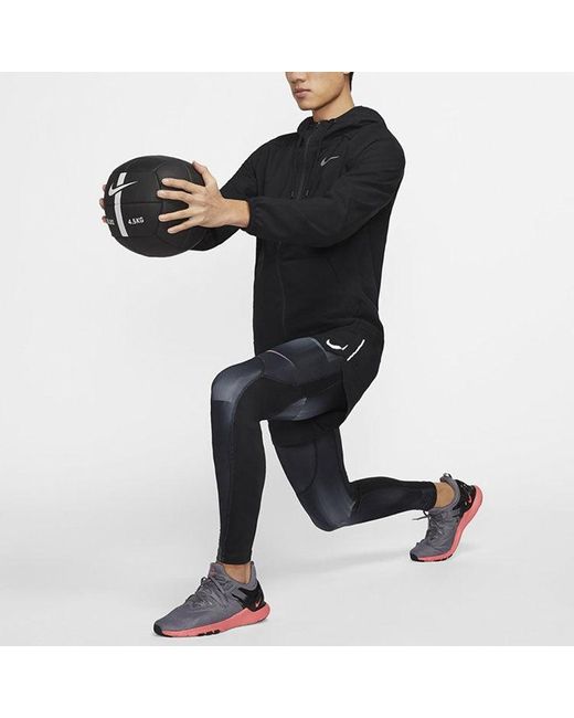 Nike Blue Flex Full-Length Zipper Cardigan Woven Sports Jacket for men