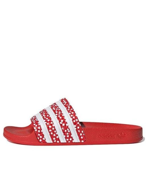 Adidas Red (Wmns) Adilette Slide 'Polka
