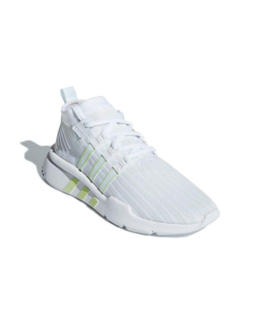 Adidas White Eqt Support Mid Adv Pk 'Ftwwht Crywht Eneink' for men