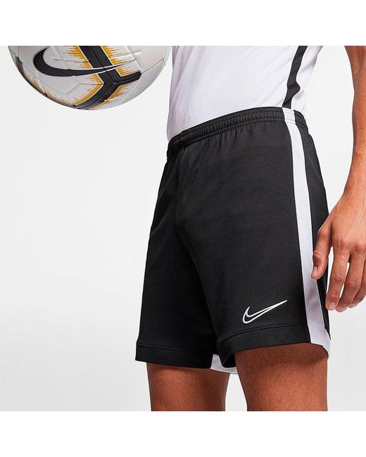 Nike Black Dri-Fit Academy Quick Dry Training Sports Shorts for men
