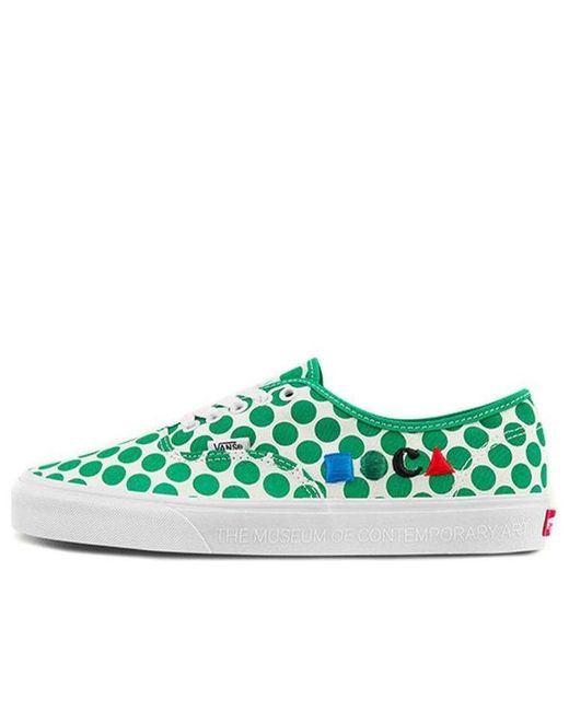 Vans Green Moca X Authentic 'Logo' for men