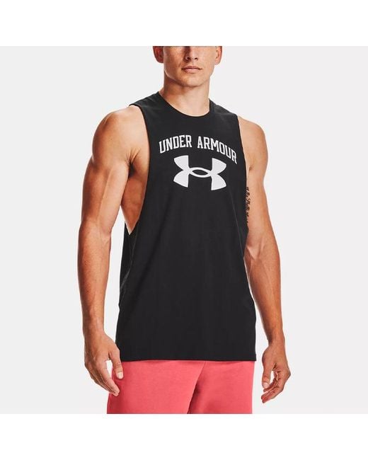 Under Armour Black Training Graphics Tank Top for men