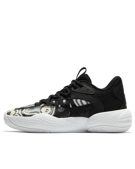 PUMA Black Court Rider 2.0 'Lava' for men