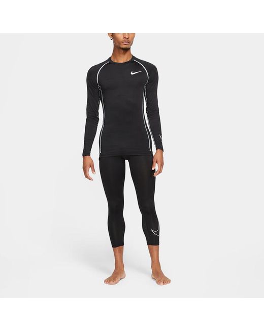 Nike Black Pro Dri-Fit Training Tight Gym Pants/Trousers/Joggers for men