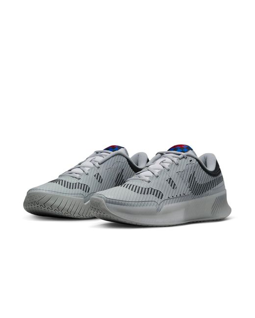 Nike Gray Court Air Zoom Vapor 11 Attack Hard Court Tennis Shoes for men