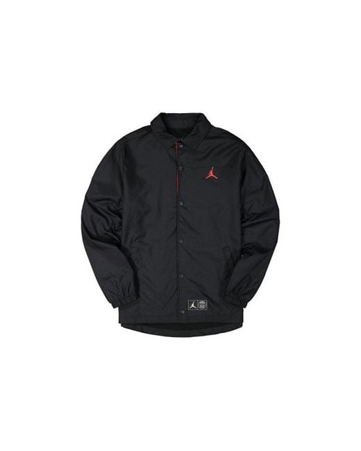 Nike Black X Paris Saint-Germain Casual Sport Jacket for men