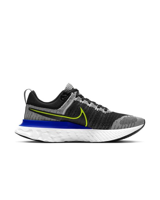 Nike Blue React Infinity Run Flyknit 2 'Racer Cyber' for men
