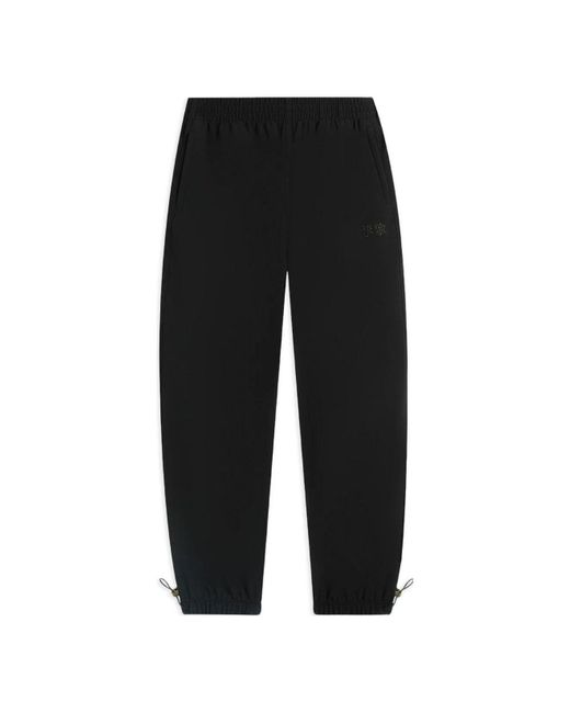 Li-ning Black Embroidered Logo joggers Pants for men