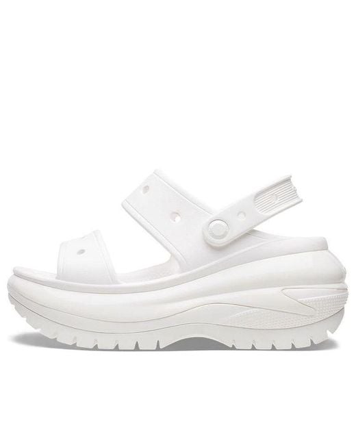 CROCSTM White Classic Mega Crush Sandals Eu 45-46