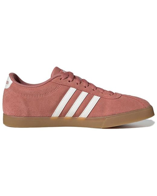 Adidas Neo Courtset Pink/white in Red | Lyst
