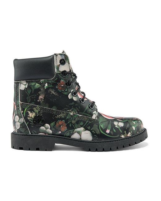 Timberland Green (Wmns) Heritage Inch Waterproof Boots Floral Nubuck'