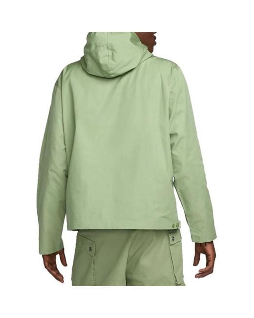 Nike Green Life Woven Pullover Field Jacket 'Oil' for men
