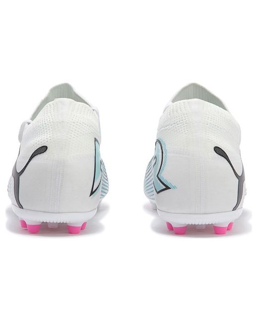 PUMA White Future 7 Match Mg Cleats for men