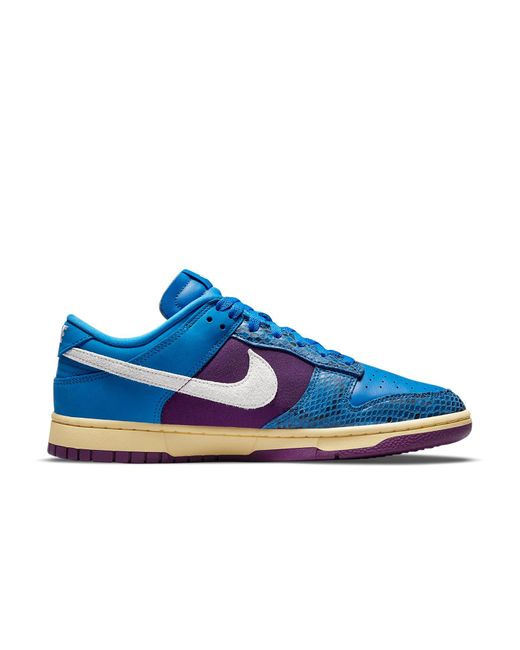 Nike Blue X Undefeated Dunk Low Sp '5 On It' for men