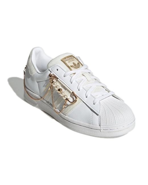 Adidas White (Wmns) Originals Superstar Skate Shoes