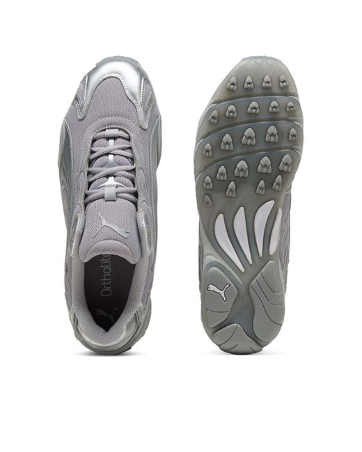 PUMA Gray Inhale Metallic 'Glacial' for men