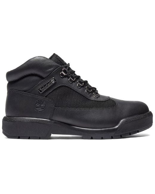 Timberland Black Waterproof Field Boots for men