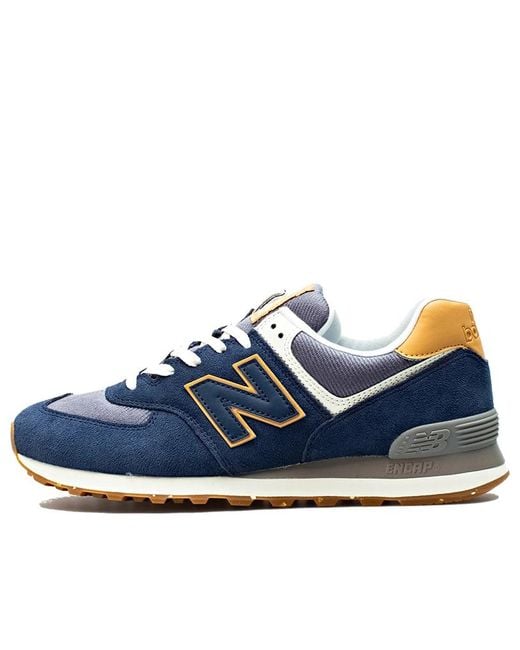 New Balance Blue 574 'Natural Maple' for men