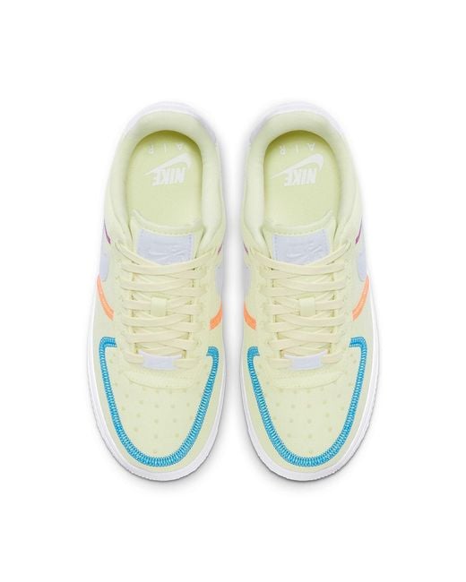 Nike White (Wmns) Air Force 1 Lx 'Life Lime Photon Dust Laser'