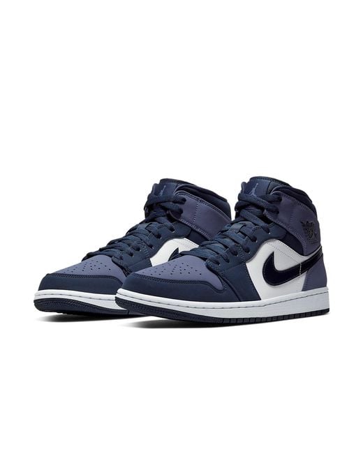 Nike Blue 1 Mid 'Sanded' for men