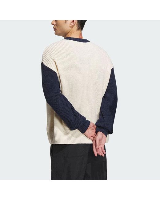 Adidas Blue Originals Classic Sport Sweater (Gender Neutral) Asia Sizing Night' for men
