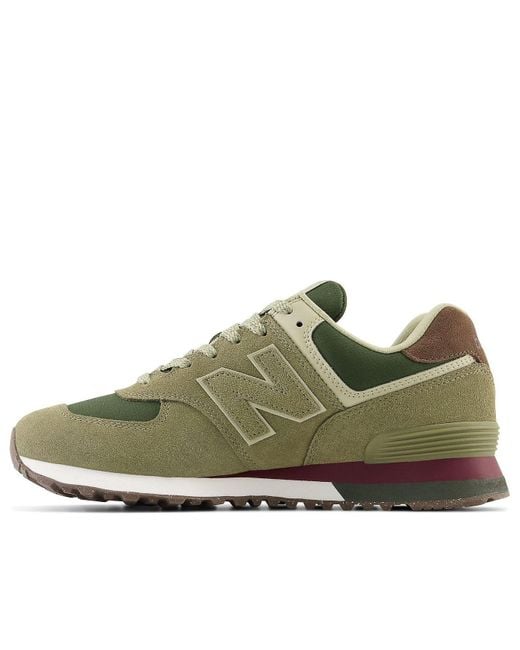 New Balance Brown 574 Bone' for men