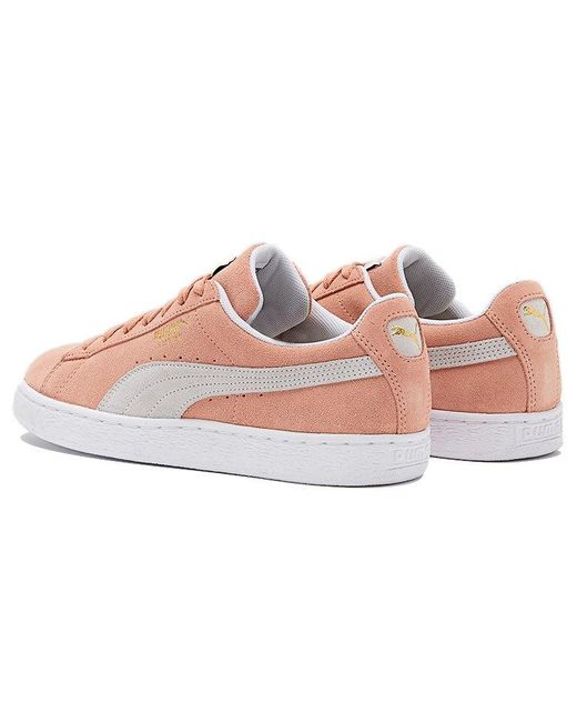 PUMA Pink Suede Classic Shoes for men