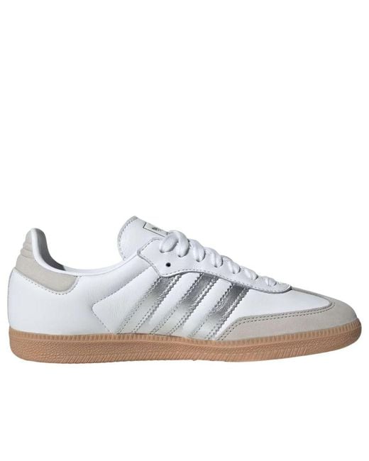 Adidas White (Wmns) Samba Og Metallic'