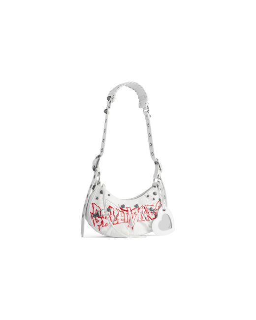 Balenciaga White (Wmns) Le Cagole Xs Shoulder Bag Diy Metal