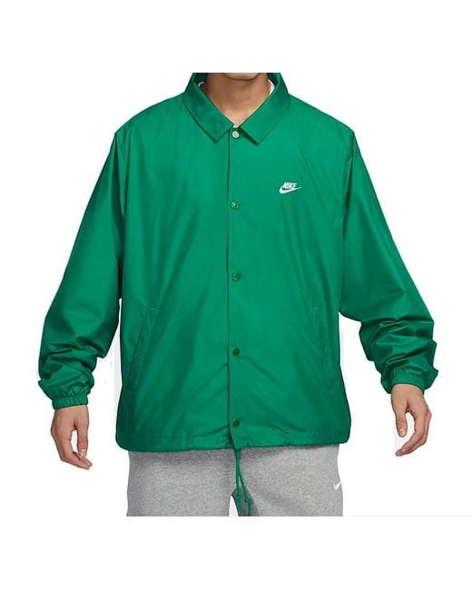 Nike Green Club Coach Jacket for men