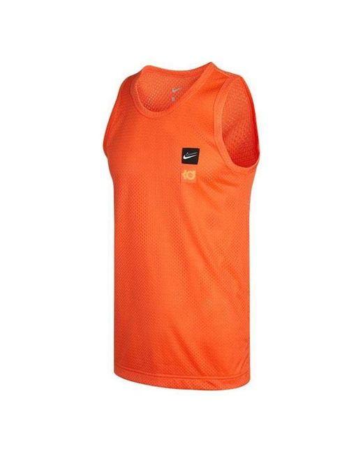 Nike Orange As Kd Nk Mesh Jersey Turf for men
