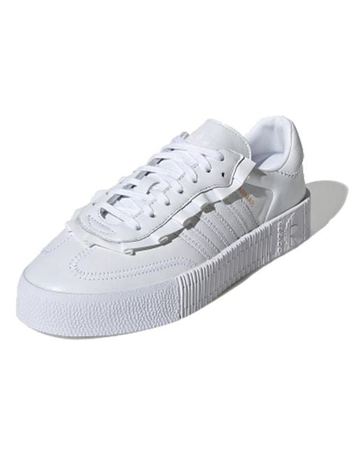 Adidas White (Wmns) Sambarose