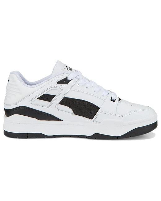 PUMA White Slipstream Leather for men