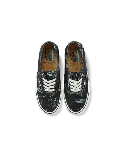 Vans Black Chris Johanson X Authentic Sf Antique' for men