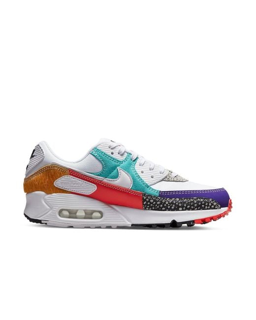 Nike Blue (Wmns) Air Max 90 'Safari Mix'