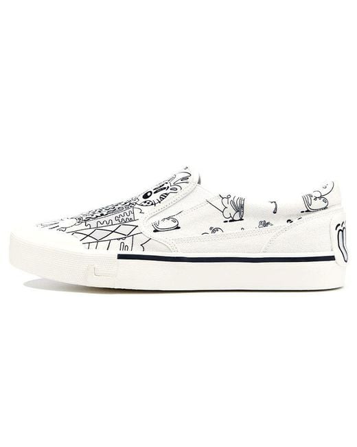 Li-ning White Boogle X Steven Harrington Shoes for men