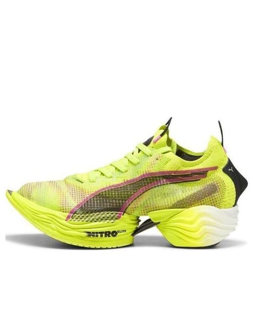 PUMA Yellow Fast-r Nitro Elite 2 Shoes