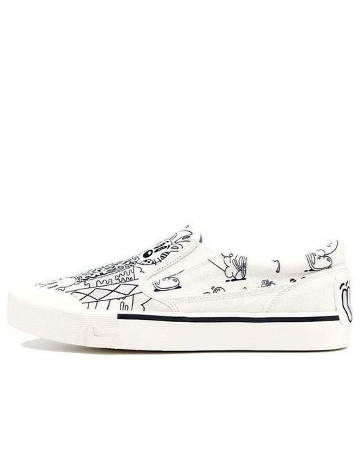 Li-ning White Boogle X Steven Harrington Shoes for men