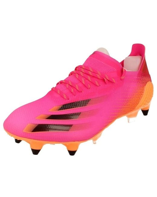 Adidas Pink X Ghosted.1 Soft Ground Boots for men