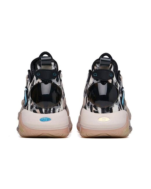 Anta Blue Shock Wave 3 Pro 'Light Leopard Print' for men