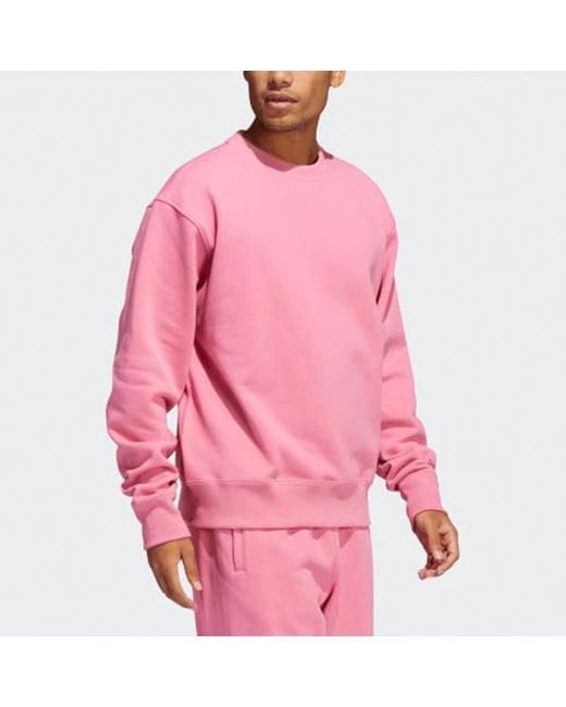 Adidas Pink X Pharrell Basic Sports Sweatshirt