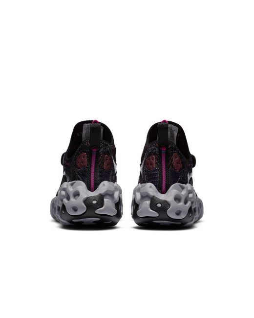 Nike Black Ispa Overreact Flyknit 'Shadowberry' for men